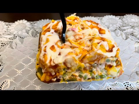 How to make loaded baked Potato | Loaded baked Potato