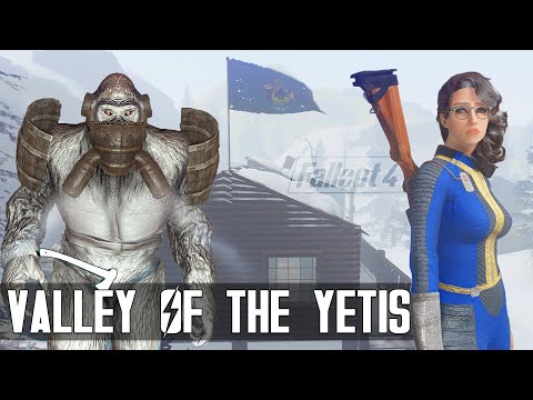 I Found A Yeti In Fallout 4 Frozen Valley Mod, The Long Dark Inspired Mod