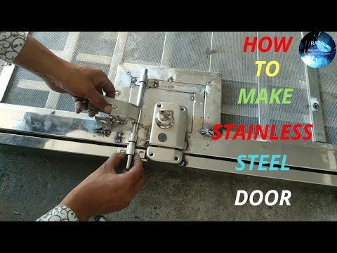 Model stainless steel door