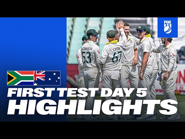 Career-Best Haul Stuns 😤 South Africa vs Australia: 1st Test Day 5 Highlights | Fox Cricket