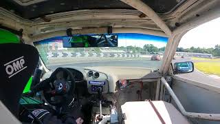 Day 1 Last Stint Part 1 White Powder Racing Thompson Speedway 2025 BMW E36 24 hours of Lemons
