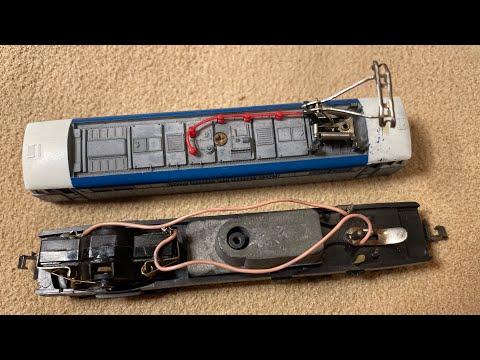 Rebuilding a Lima BR Class 81 BR early blue Bo-Bo E3185 Locomotive N Gauge N scale