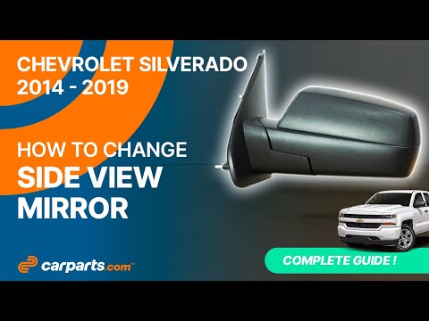 How to replace the Side View Mirror 2014 - 2019 Chevrolet Silverado 🛻