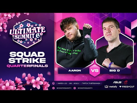 Aaron vs Big D - Squad Strike Quarter-Final - Smash Ultimate Summit 6