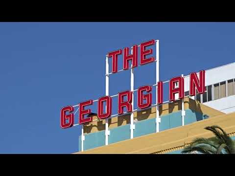 The Beautiful Georgian Hotel Santa Monica CA. (NEW VOICE OVER)