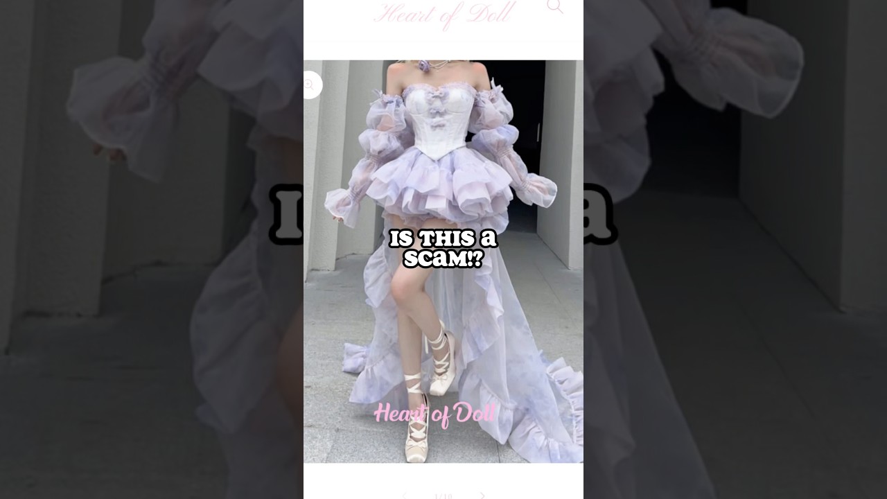 Trying this unrealistic Pinterest dress | Heart of Doll try on