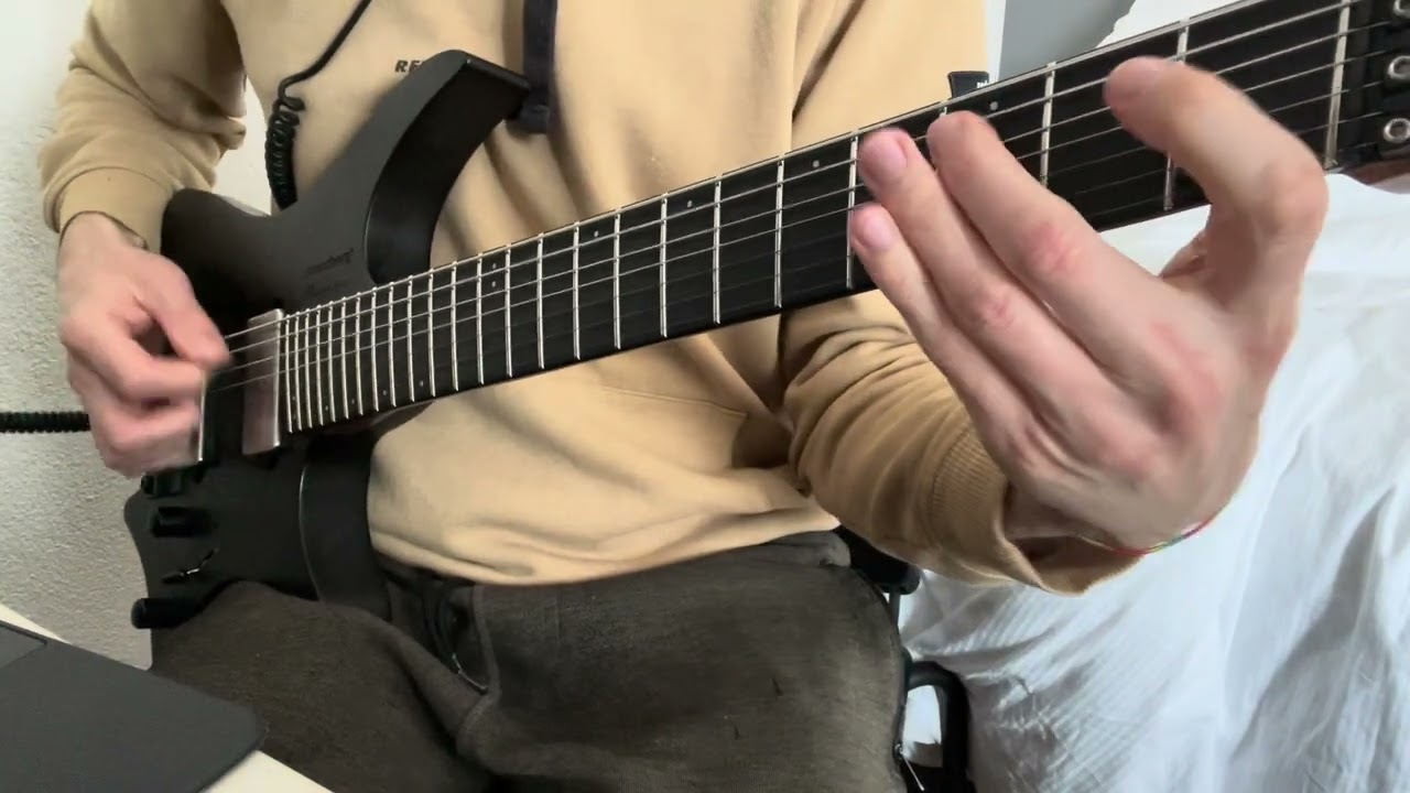 Roberto Barlocci playing the Life Is A Highway main riff on electric guitar