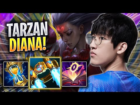 TARZAN IS INSANE WITH DIANA! - LNG Tarzan Plays Diana JUNGLE vs Gragas! | Season 2023