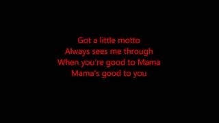 When You&#39;re Good To Mama Karaoke / Instrumental Chicago