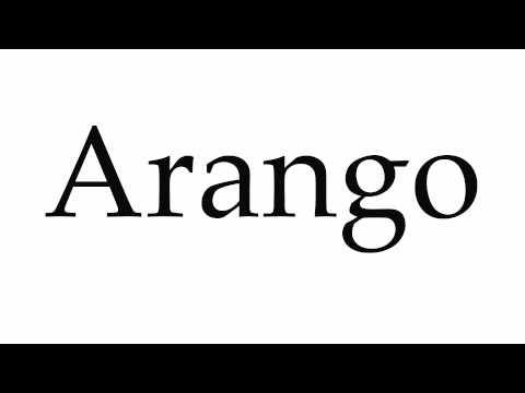 How to Pronounce Arango