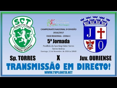 Transmissão HP: SPORTING TORRES x JUV. OURIENSE - Campeonato Nacional 3ª Divisão - Zona C 2016/17