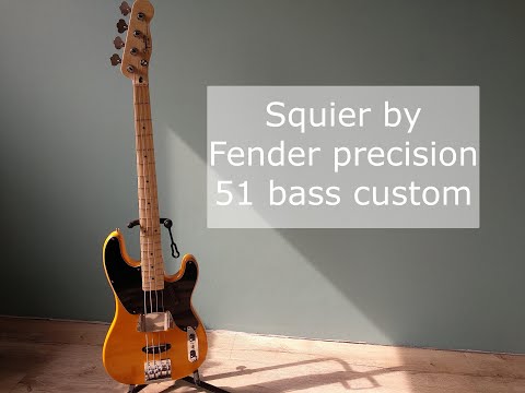 Squier by Fender precision 51 bass custom