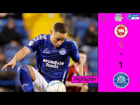 HIGHLIGHTS | Larne 1-1 Glenavon | SDP | 18/02/25
