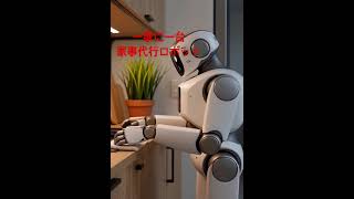 将来は、一家に一台、家事代行のロボットが居る世界感
