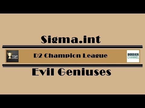 Sigma.int vs EG - Game 1 - D2 Champion League - Thai Caster