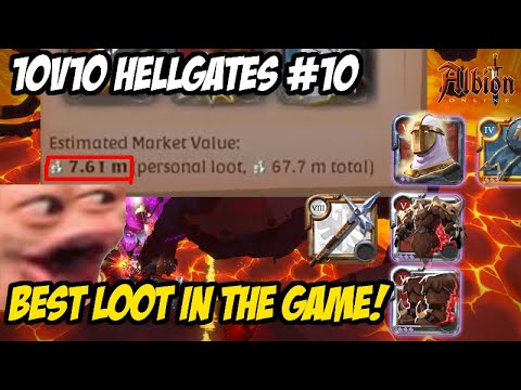 10vs10 Hellgates #10 - INSANE LOOT