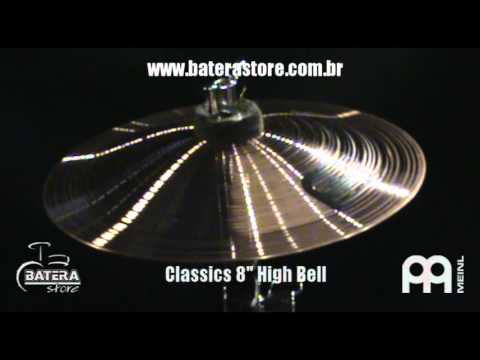 Teste de produto BATERA STORE - Classics 8" High Bell - Meinl
