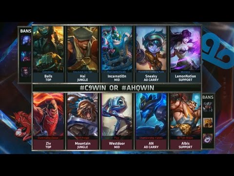 C9 vs AHQ Highlights - CLOUD9 vs ahq E-SPORTS CLUB - S5 WORLDS 2015 GROUP STAGE