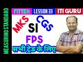 Measuring Standard MKS CGS FPS SI Fitter Fitter Theory ITI GURU