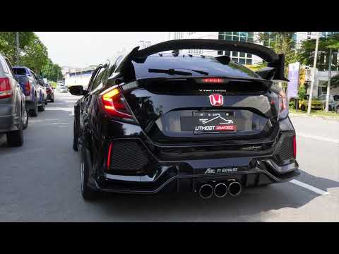 Honda FK8 Type R FI Catless DP + Valvetronic Catback System (Complete)
