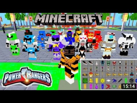 MINECRAFT POWER Ranger megaforce Mod MCP download link