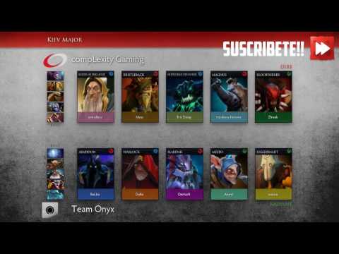 Team Onyx vs Complexity Gaming Game 3 Major Kiev DOta 2