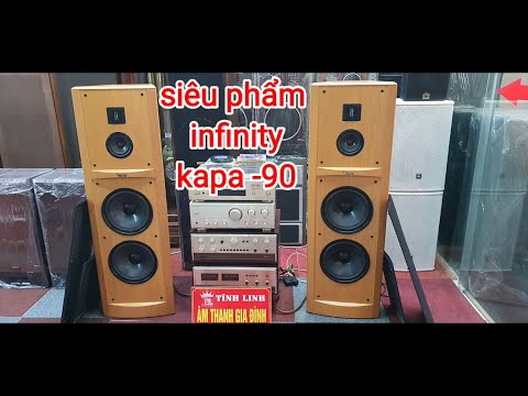 (đã bán )👉LOA INFINITY KAPA-90 CẶP LOA ĐẸP THIẾU XỐP 👍CHƠI ĐA THỂ LOẠI .LH .0943669577-0977768278