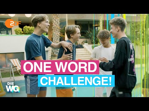 1-WORT CHALLENGE mit der JUNGS-WG (sehr nass!!!) 😱💧 Die Jungs-WG – Abenteuer Lissabon