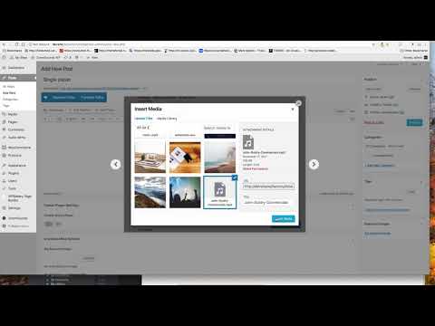 ZoomSounds, Wordpress audio player, codecanyon - how to insert single audio player in page
