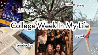 CRAZY college week in my life: fall break, travel, hospital stay, halloween || Tulane University