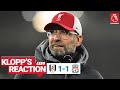 Klopp's Reaction: 'First 30 we could have lost, next 60 we should have won' | Fulham vs Liverpool