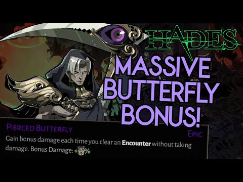 Using Guan Yu's special to get a HUGE damage boost from Pierced Butterfly! /Hades/