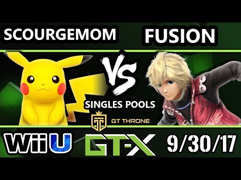 GTX 2017 Smash 4 - Scourgemom (Pikachu) Vs. Fusion (Shulk) - Wii U Pools