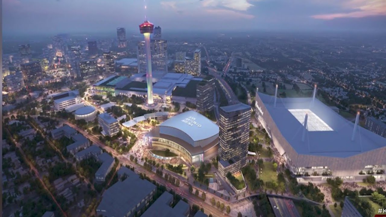 San Antonio unveils conceptual plans for downtown Spurs arena, sports & entertainment district