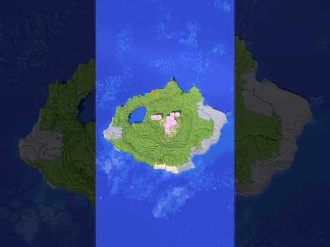 This Minecraft Survival Island Seed With A Tiny Cherry Grove Is AMAZING!