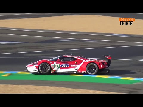 24h Le Mans Ford GT GTE Retro pure Sound 2019