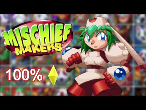 All Gold Gems + Full Ending :: Mischief Makers (N64 🇺🇸)