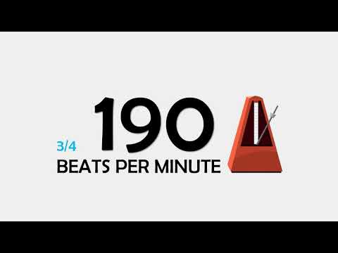 190 BPM 3/4 Metronome