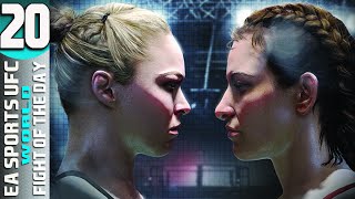 EA SPORTS UFC Online Awkward Tournament Fight - Mighty Mouse (Me) vs Barao