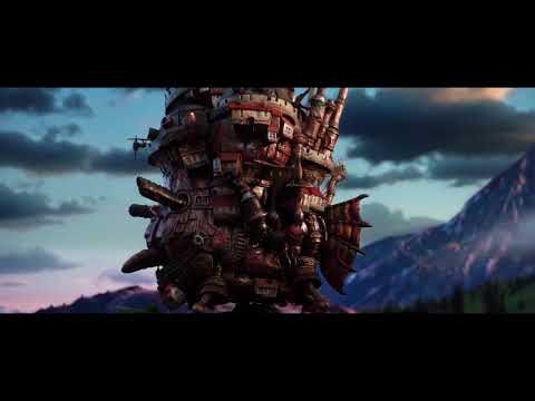 【宮崎駿】OPM-Studio-宮崎駿桌面 009 哈爾的移動城堡 行走的城堡