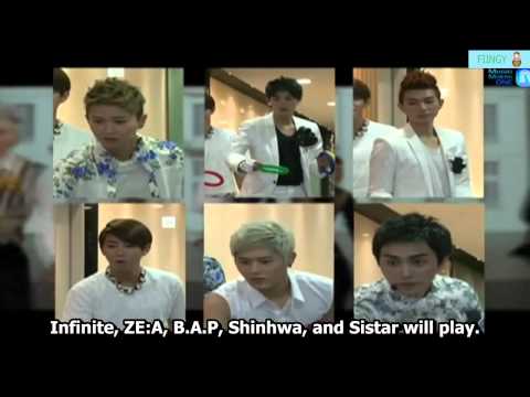 [ENG] 120723 Mnet Wide News Idol Athletics (Cut)