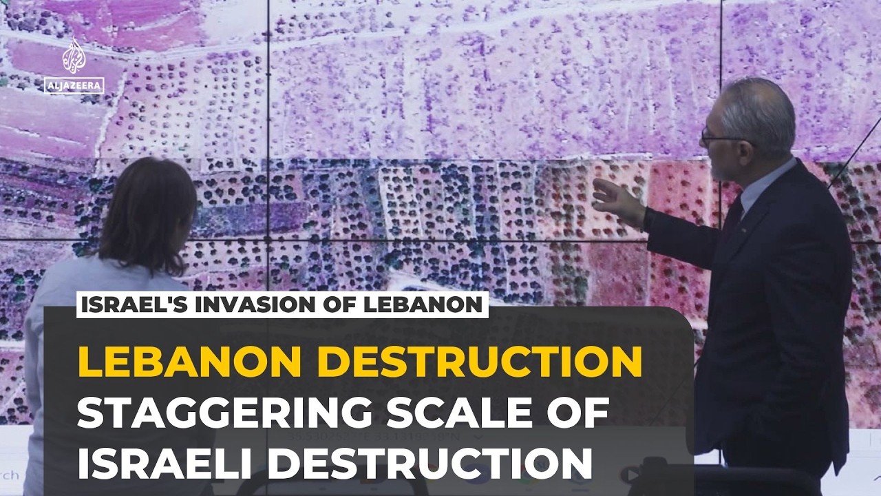 Scope of the Israeli destruction in Lebanon revealed in satellite imagery