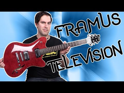 Framus Television Humbucker Demo & Review - Semi Hollow Offset Madness!!!