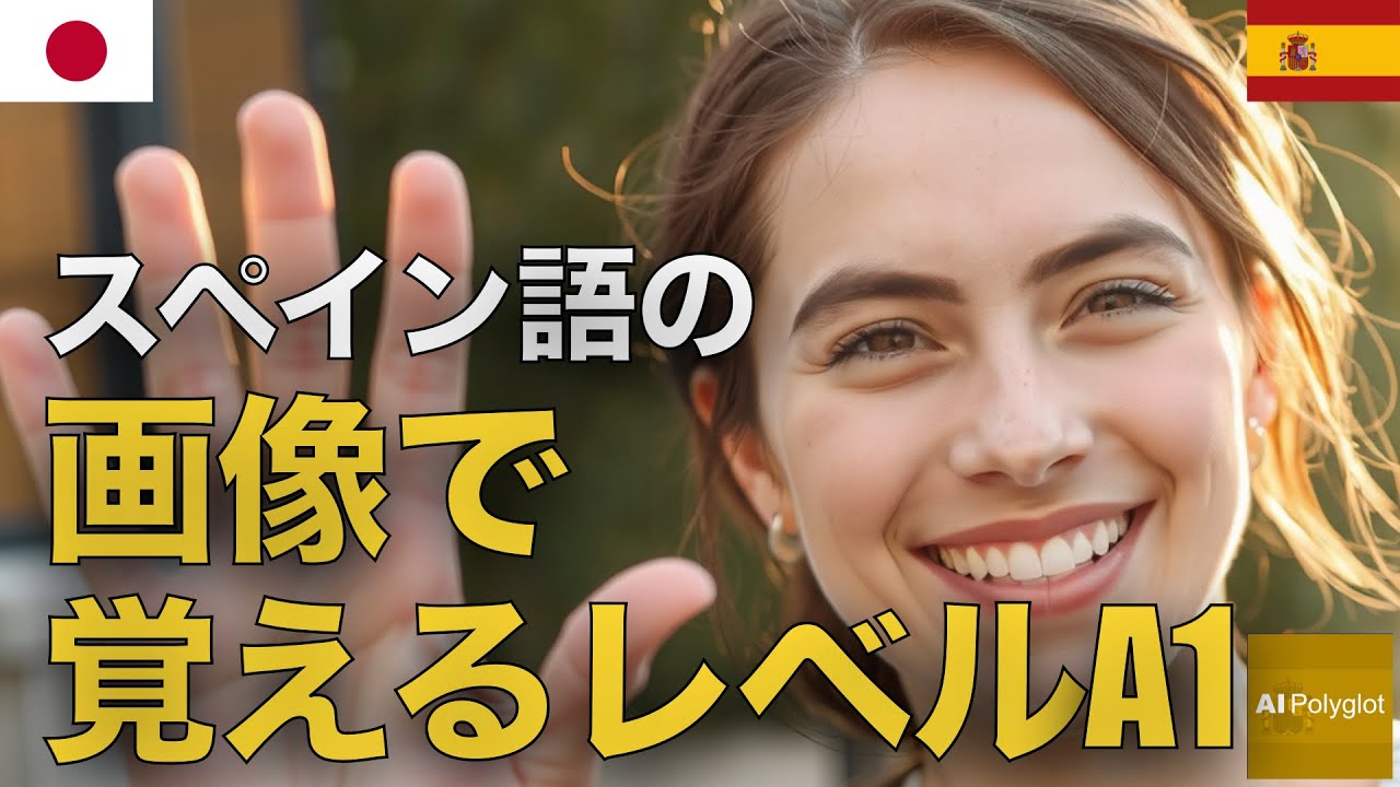 スペイン語の画像で覚えるレベルA1 | 聞き流し | Spanish | 実用例文付き