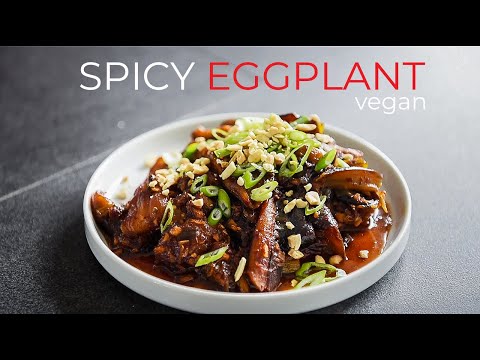EASY Spicy Braised Eggplant Recipe