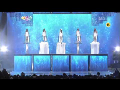 [HD]121229 SBS Gayo Daejun - Mystic White - Mermaid Princess - Jiyoung, Bora, Lizzy, Sunhwa, Gayoon