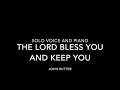 Ms Wong講聲樂 The Lord Bless You And Keep You By John Rutter Solo Voice And Piano High Voice