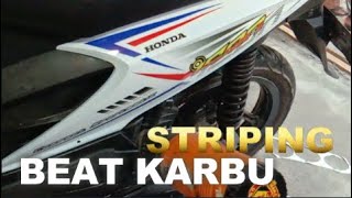 Download lagu STRIPING HONDA BEAT KARBU VARIASI,HARGA DI BAWAH 100K LANGSUNG PASANG mp3