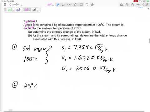 Thermodynamics - Test 3 review - entropy change