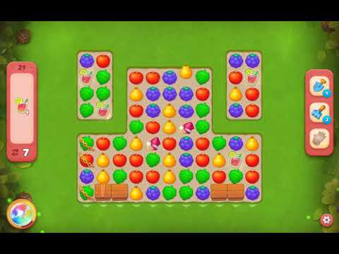 Gardenscapes level 29 No booster (16 moves) hard😈
